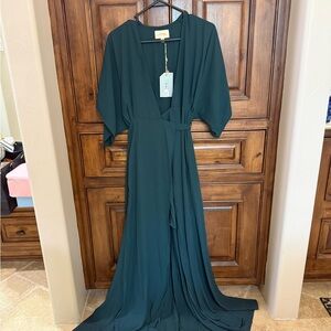 A.L.C. Deep Teal Maxi Dress
